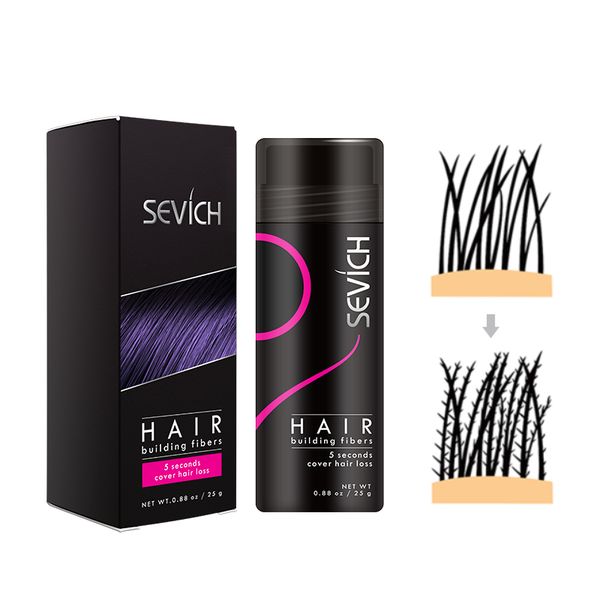 

sevich 25g 10 colors spray applicator protein hair thickening fibers building keratin hair thickening selling