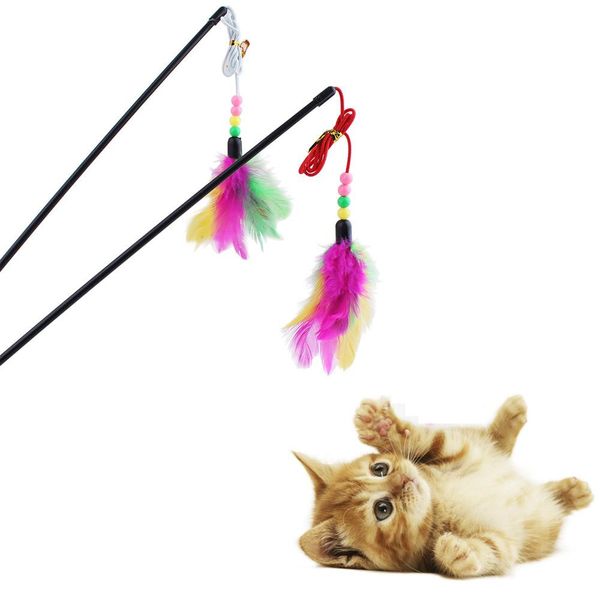

тизер cat игрушки перо play игрушки pet wand нескольких cat красочный rod juguetes fun гато цветное cat интерактивная котик большой забавный