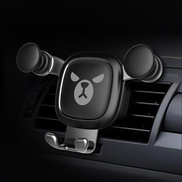 

car phone holder bracket gravity auto air vent mount clip fashion mobile phone stand smartphone support auto accessories gifts