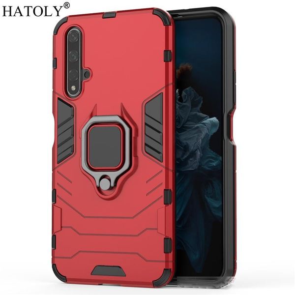 

cover finger ring phone hard pc tpu shell bumper armor case for huawei nova 5t