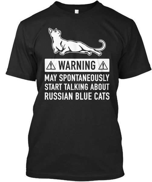 

russian blue funny t-shirt stylish (s-5xl