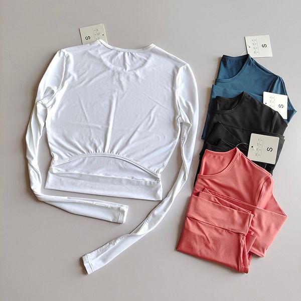 

quick dry женщины йога активный wear top спорт футболки фитнес одежда с длинным рукавом йога рубашка gym top спорт бег, White;red