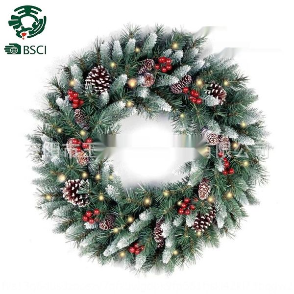 

pvc pe mixed white garland christmas garland pine fruit red fruit ornament led christmas flower ornaments accessorieslamp ornament ornament