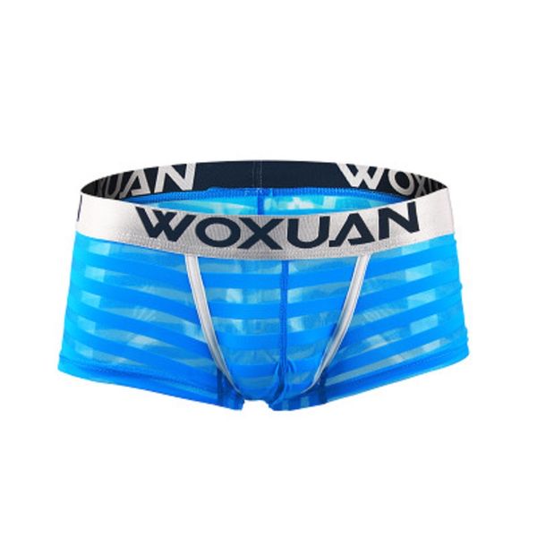 

underpants homme boxer shorts transparent slips hombre gay underwear pouch breathability calzoncillo bokserki, Black;white