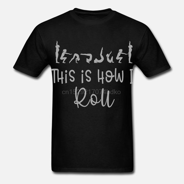 

отпечатано мужчины футболка хлопок тенниски o-образным вырезом с коротким рукавом симпатичные это, как я ролл гимнастка или танцы подарок же