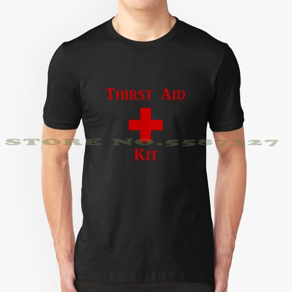 

thirst aid kit graphic custom funny tshirt