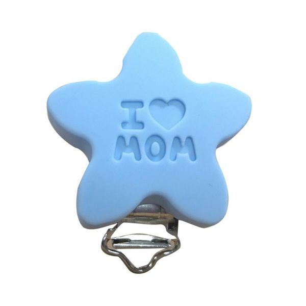 

bite resistant non-toxic colorful durable 3 holes silicone portable baby soft pacifier clip cute anti lost round duckbilled