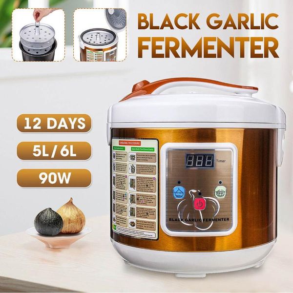 

yogurt makers 5l/6l automatic black garlic fermenter home diy timer digital zymolysis pot maker 110v 220v fermenting machine tool