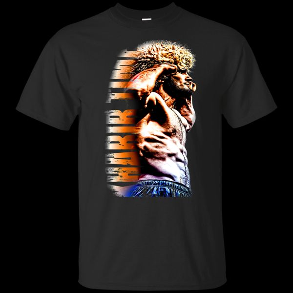 

khabib time-khabib nurmagomedov the eagle in color men's t-shirt black navy blue