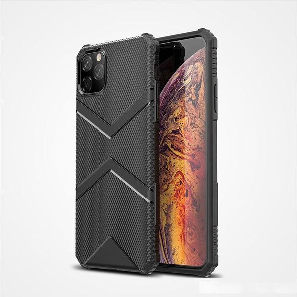 

mobile phone case tpu soft back cover lingdun airbag four corners anti-drop for iphone 11 max xs xxr 7 8plus 6plus with opp package