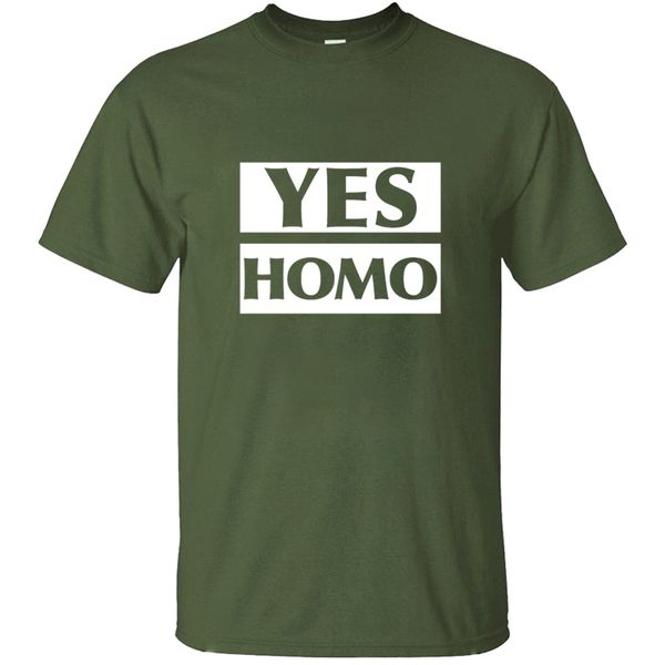 

design yes homo lesbian bisexual lgbt gay pride t t shirt for men humorous o-neck homme men's t-shirts 2019 quality