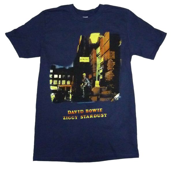 

david bowie ziggy album cover official t-shirt