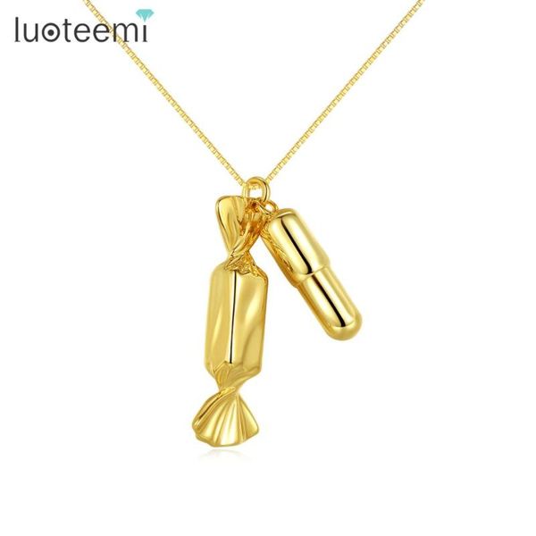 

luoteemi cute romantic candy and pendant necklaces for women fashion jewelry bijoux femme party hip hop christmas gifts, Silver