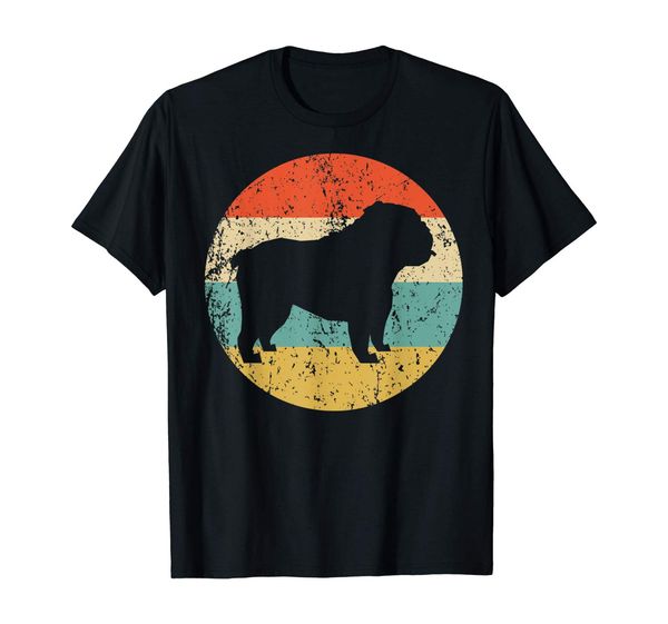 

english bulldog shirt - retro english bulldog dog t-shirt