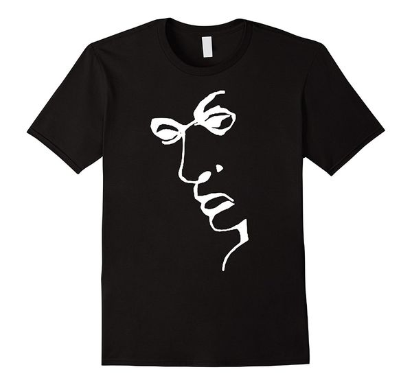 

2019 новых летней майка liar face optical illusion t shirt дизайн белой мода футболка