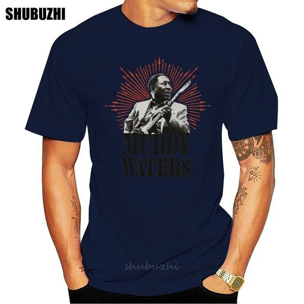 

muddy waters men's portrait slim fit t-shirt charcoal heather men women tee shirt