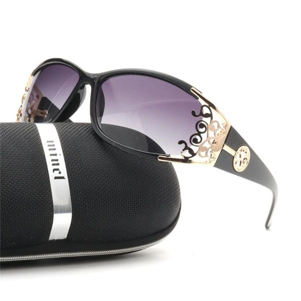 

2020 new polarized sunglasses women crystal trendy ladies retro goggle polarized driving shades with box nx, White;black