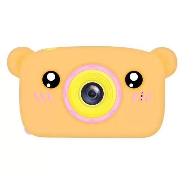 

hobbylane portable children 1300w hd digital camera cute cartoon bear shape 2 inches ips screen mini camera toy gift for kids