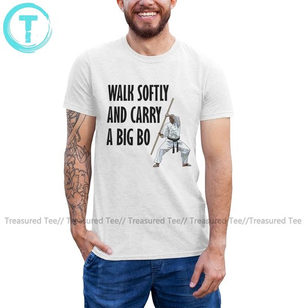 

karate kid t shirt walk softly bo t-shirt classic cute tee shirt cotton printed short-sleeve plus size tshirt