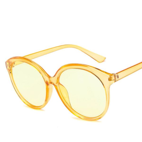 

sunglasses 2021 transparent elegant jelly ladies retro round plastic fashion trend sun glasses, White;black