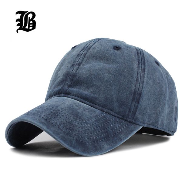 

flb] washed cotton adjustable solid color baseball cap couple cap fashion leisure dad hat snapback, Blue;gray