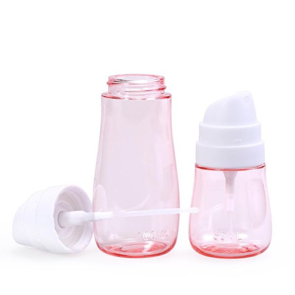 

100ml small empty perfume spray bottles petg plastic clear cosmetics container traveling pump bottle plenty stock 3 3ka e19