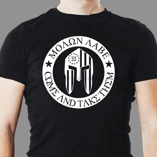 

molon labe come &amp take them spartan helmet 3% 13 stars 2nd short sleeve t shirt