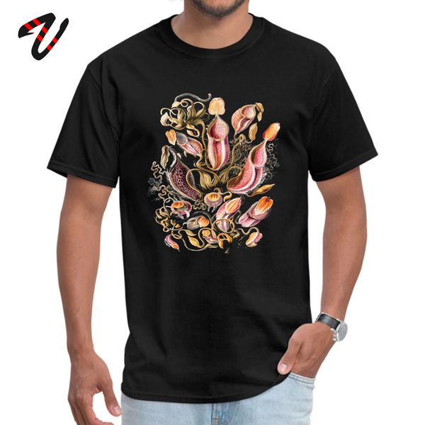 

men tshirt customized fitness t shirt urban street ukraine vagan t-shirt carnivorous plant horticulture venus flytrap houseplant