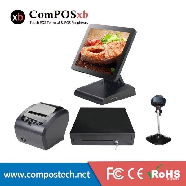 

wholeset terminal windows point of sale 15 inch cash register for supermarket