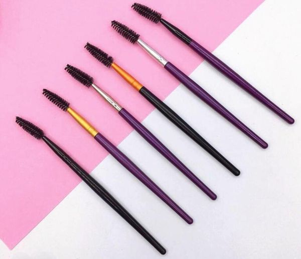 

makeup brushes 100 pcs multicolor eyelash brush mascara applicator wands tool