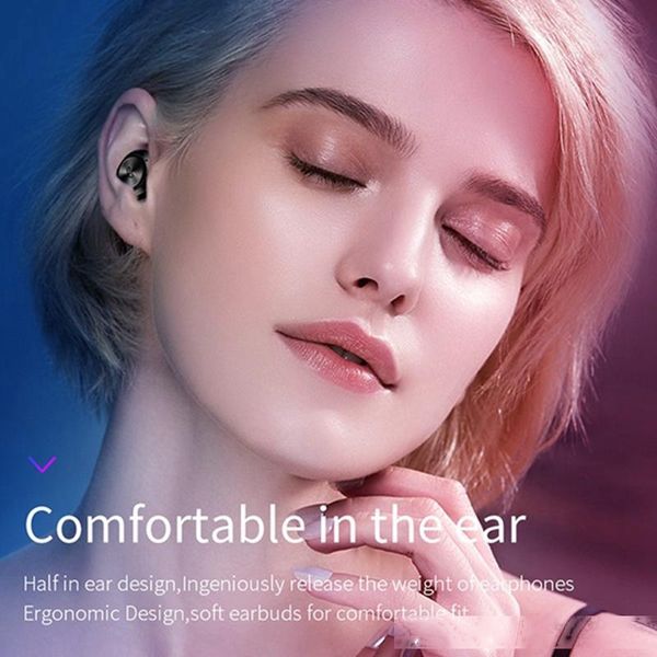 

k5 ear hook wireless earphones music earphone waterproof earbuds sport headphones work on all smartphones ios bluetooth earphone