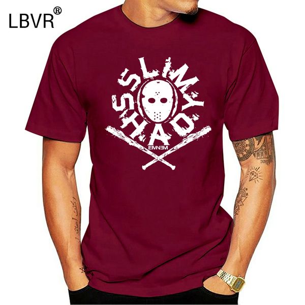 

eminem t-shirt slim shady hockey mask black mens t-shirt black s-3xl