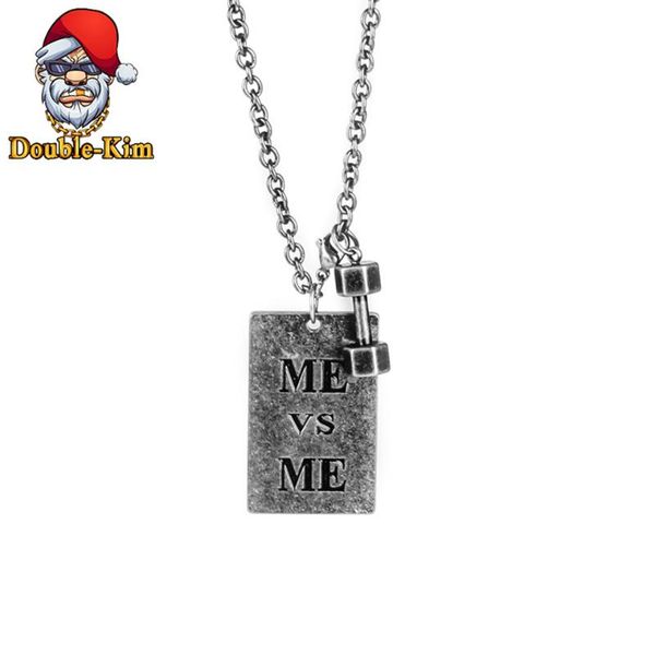 

chains me pendant necklace men hiphop street culture titanium stainless steel fashion trendy chain man jewelry gift, Silver