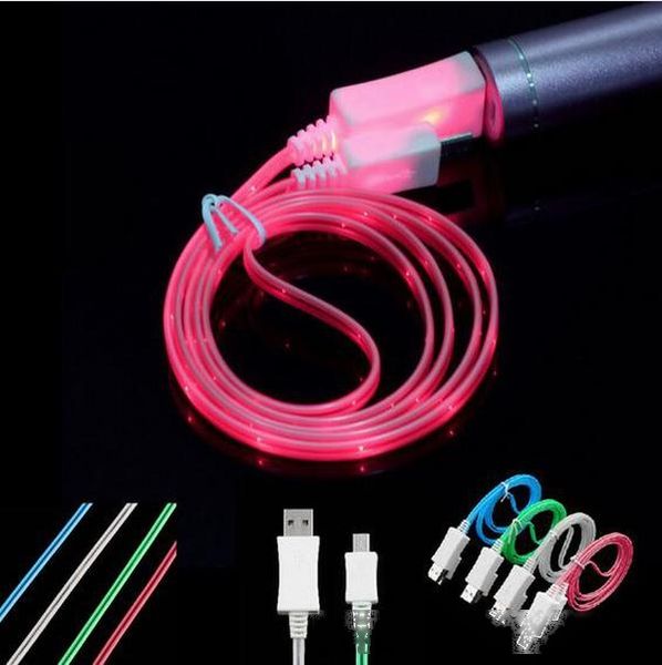

3ft led fast charger cable light micro charging cord led type c cable for samsung s8 s7 s6 huawei micro usb cable