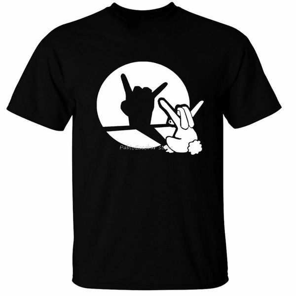 

rock shadow puppet t-shirt mens смешного металл кролик rocker сыпучих размер футболочка мужчины летние топы футболка бренд