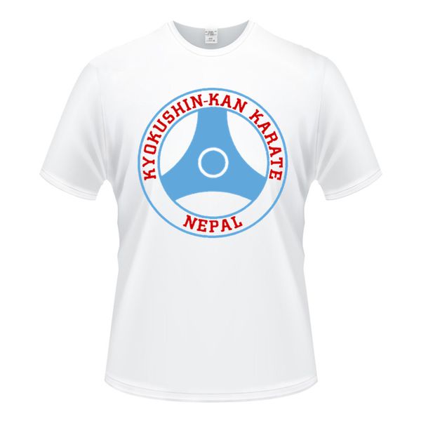 

men cotton t shirts nepal kyokushin-kan karate association men's fashion interesting t-shirt fashion short-sleeved cotton tshirt