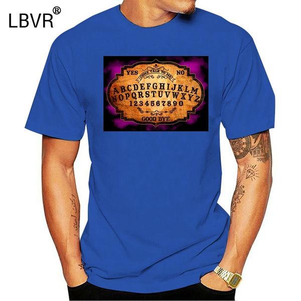 

new black ouija board t-shirt spiritualism paranormal tee seance dead victoriana cool casual pride t shirt men new