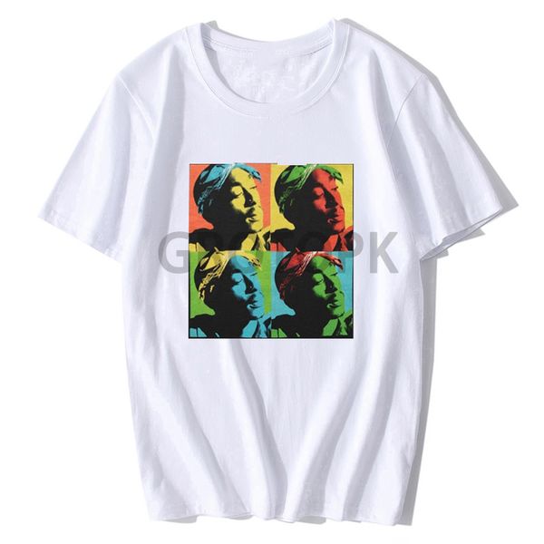 

tupac 2pac thug life rap fashion men's summer t-shirt hip-hop artist tupac shakur t-shirt o neck rock music tee shirt
