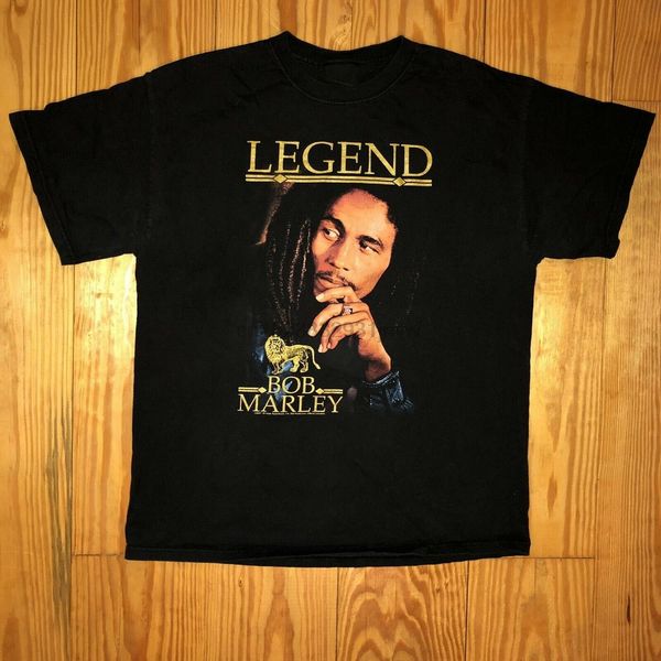 

bob marley 2007 legend zion rootswear t-shirt size large rasta reggae lion tee shirt fashion classic style