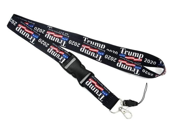 

7 colors donald trump neck lanyard trump key lanyard id badge holders phone neck straps with keyring phone accessories party favor dhl
