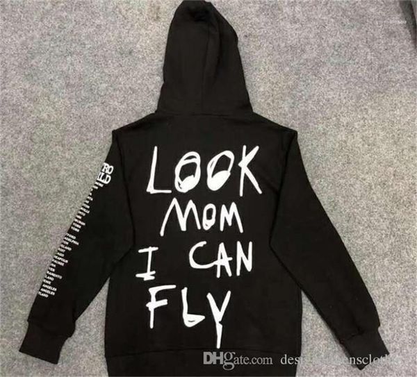 

men clothing men designer letter print hoodies casual long sleeve hoodies wish you were here black sweatshirts