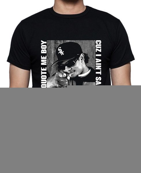

eazy-e don`t quote me boy ruthless records jersey black t-shirt size m to 2xl 100% cotton brand new t shirts