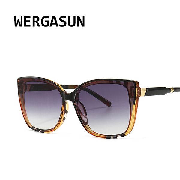 

sunglasses wergasun oversized cat eye women stripe ultralight vintage glasses frames men fashion uv400, White;black