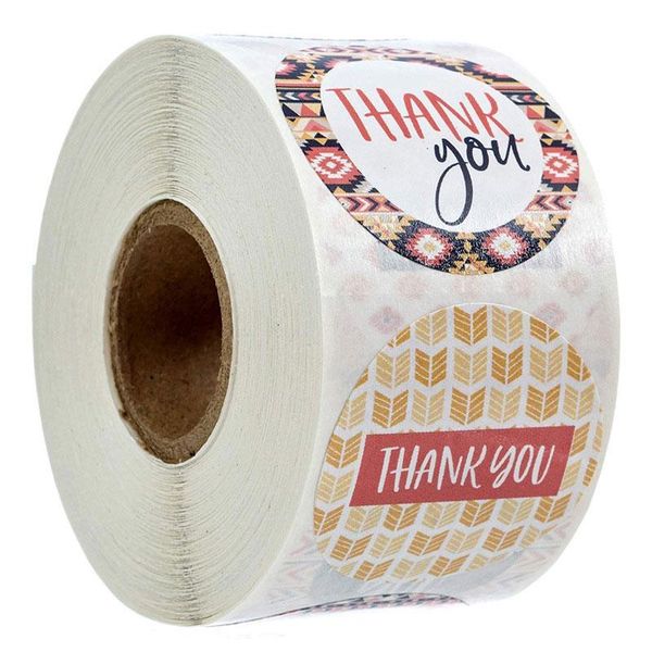 

paper label sticker thank you handmade stickers for scrapbook stationery sticker gift wine bottle envelope decoration supplies