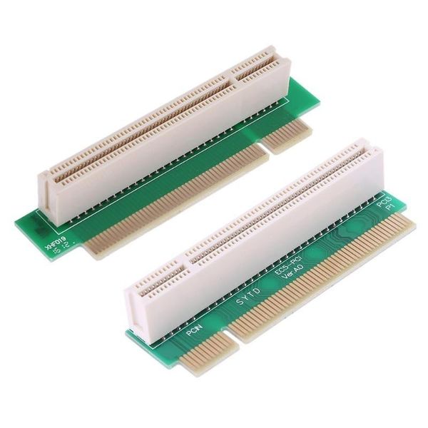 

computer & office computer cables & connectors pci male to female 32bit 90 degree right angle riser extension card adapter