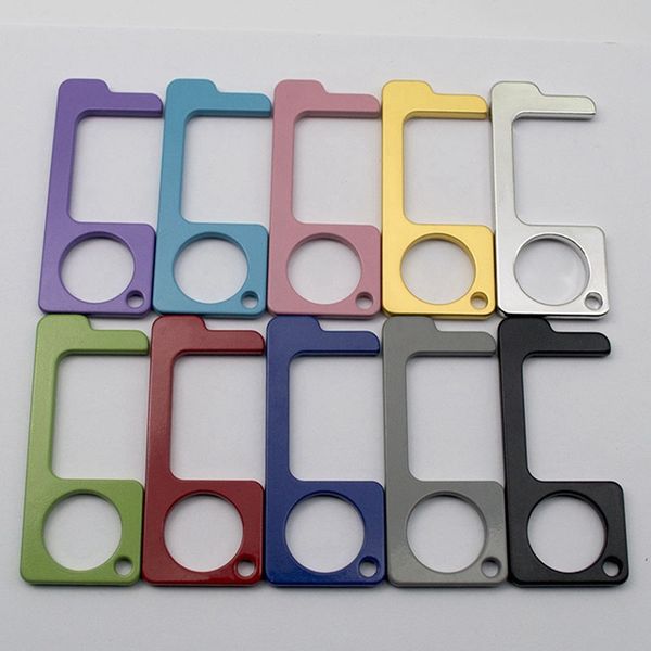 

portable door opener keychain key chain non contact stylus elevator button contactless tool no touch hygiene hand safety
