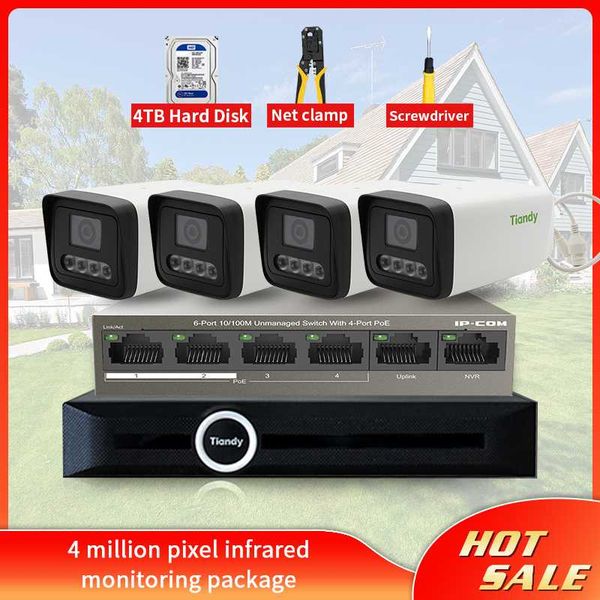

jsmax 4ch hd poe nvr комплекты открытая ip-камеры 4million пикселей инфракрасных пакеты мониторинга p2p video set surveillance