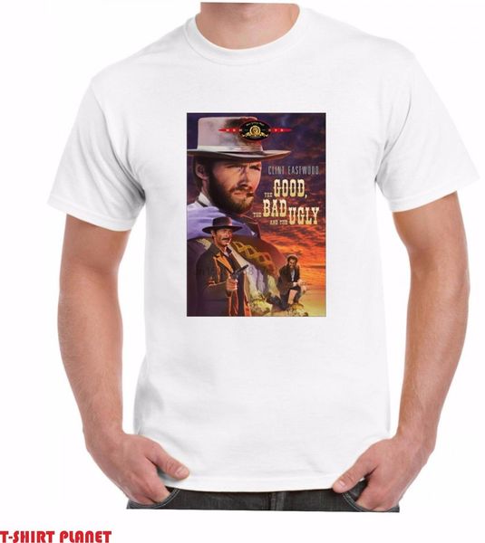 

the good the bad &amp the ugly -t-shirtclassic spaghetti western movie delive