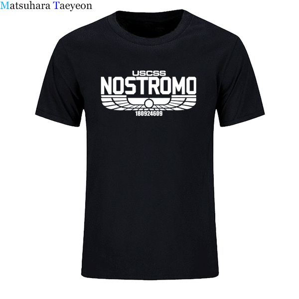 

casual clothing nostromo printed t-shirt cotton alien weyland yutani t shirt mens summer short sleeve tee camisetas