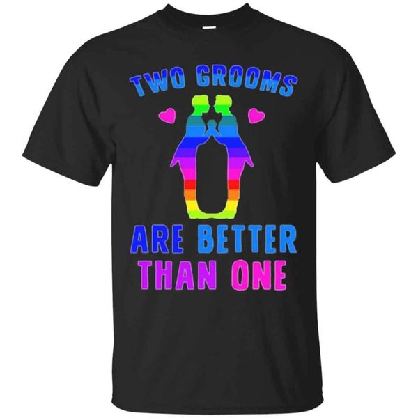 

два коноводы лучше, чем один свадебный lgbt футболки